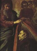 St Ildefonso Receiving the Chasuble from the Virgin(detail) (df01)